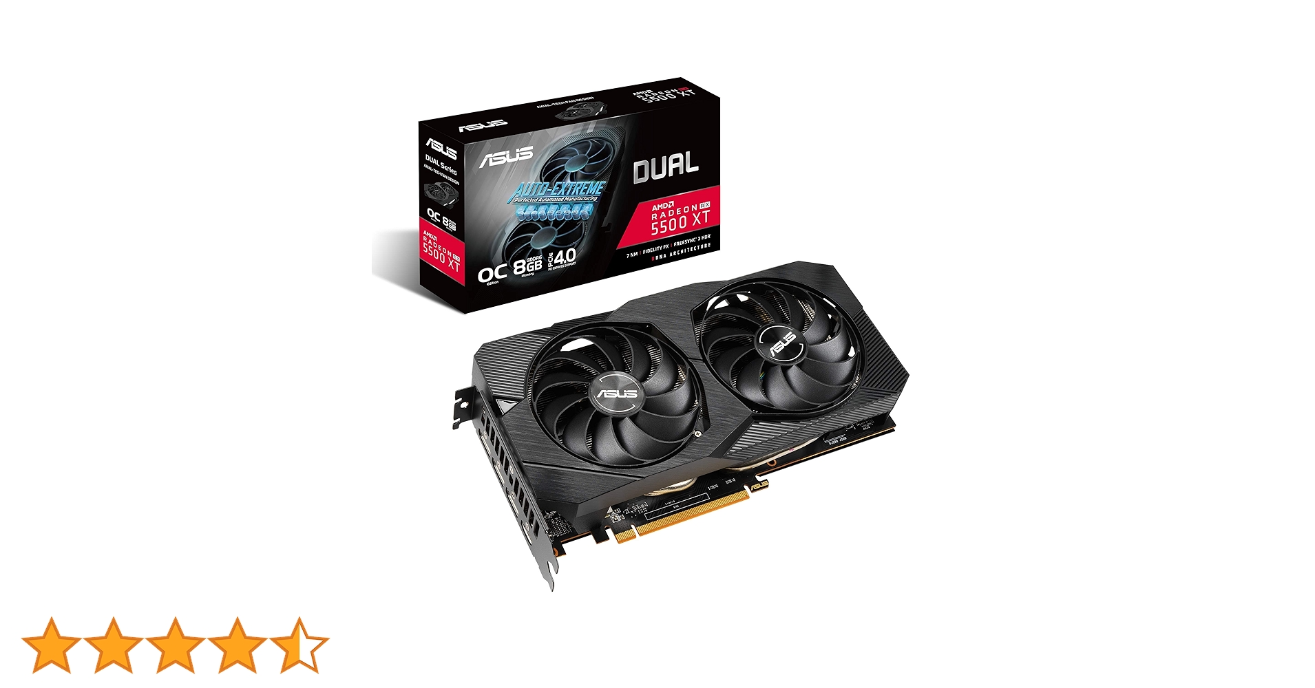 Amazon | GIGABYTE ASUS AMD Radeon RX 5500XT オーバークロック O8G Amazon | GIGABYTE ASUS AMD Radeon RX 5500XT オーバークロック O8G